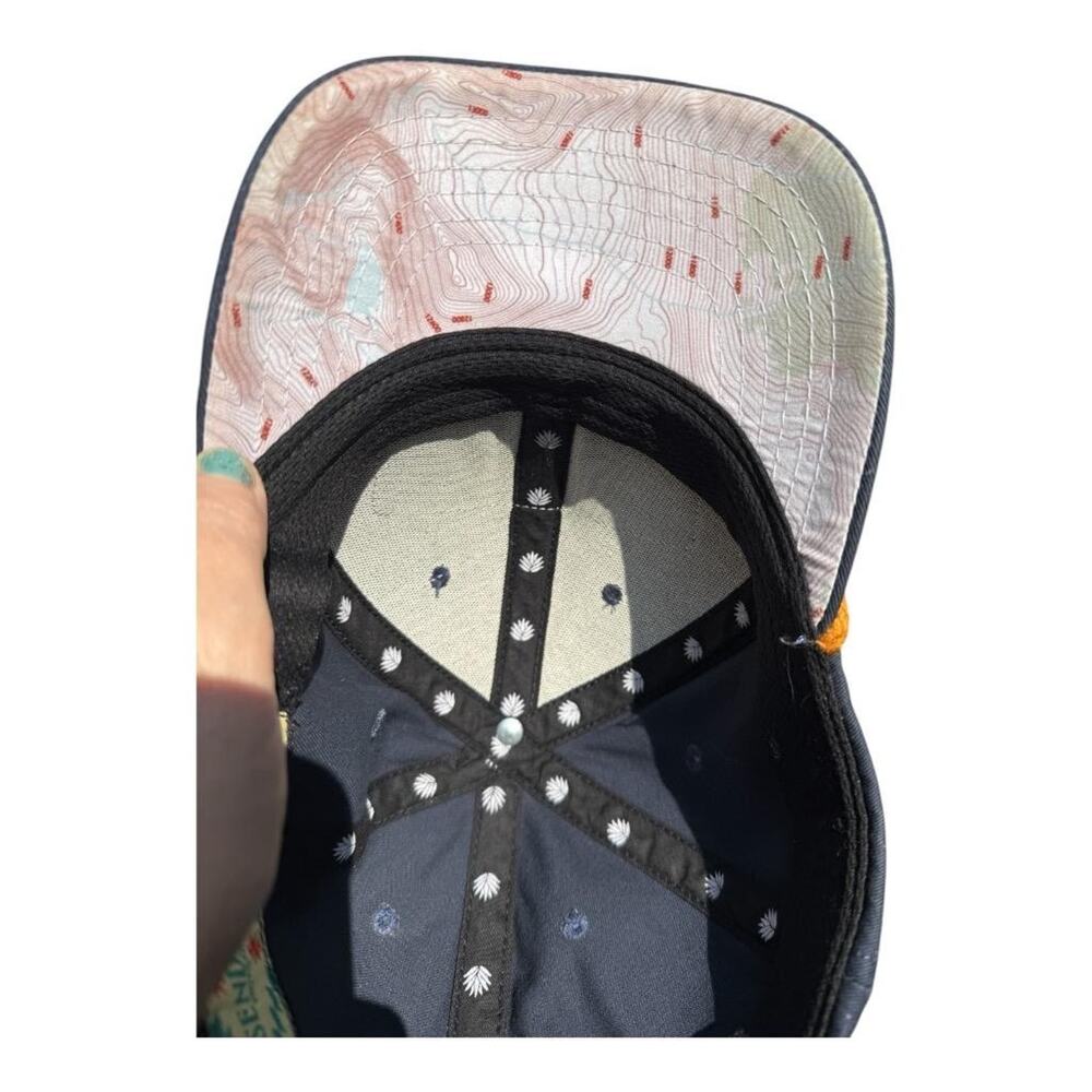 Sendero Rocky Mountain National Park Snapback Hat Curved Bill - Picture 5 of 5